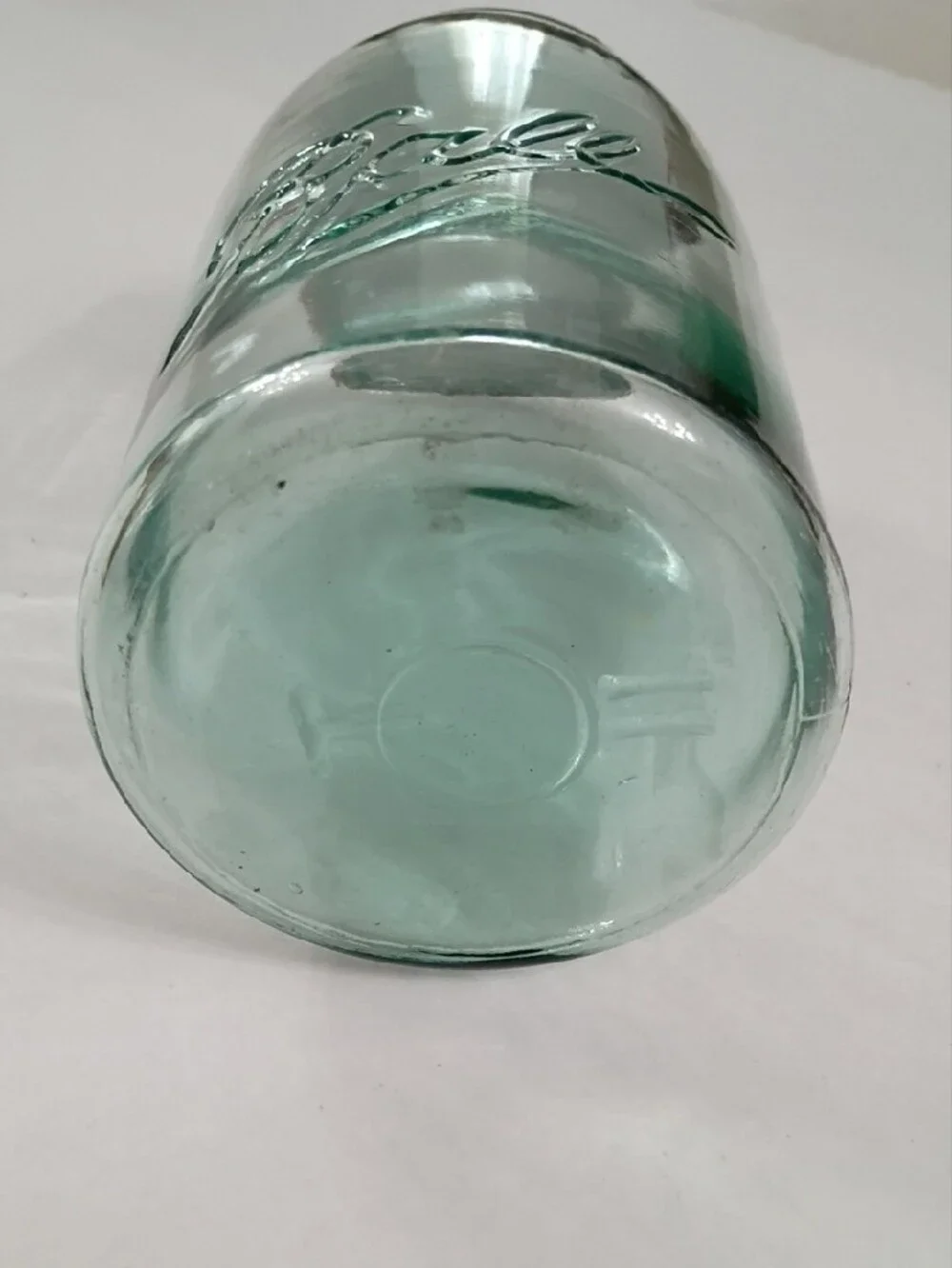 Aqua Glass Storage Jar with Metal Lid - Classic Pantry Jar